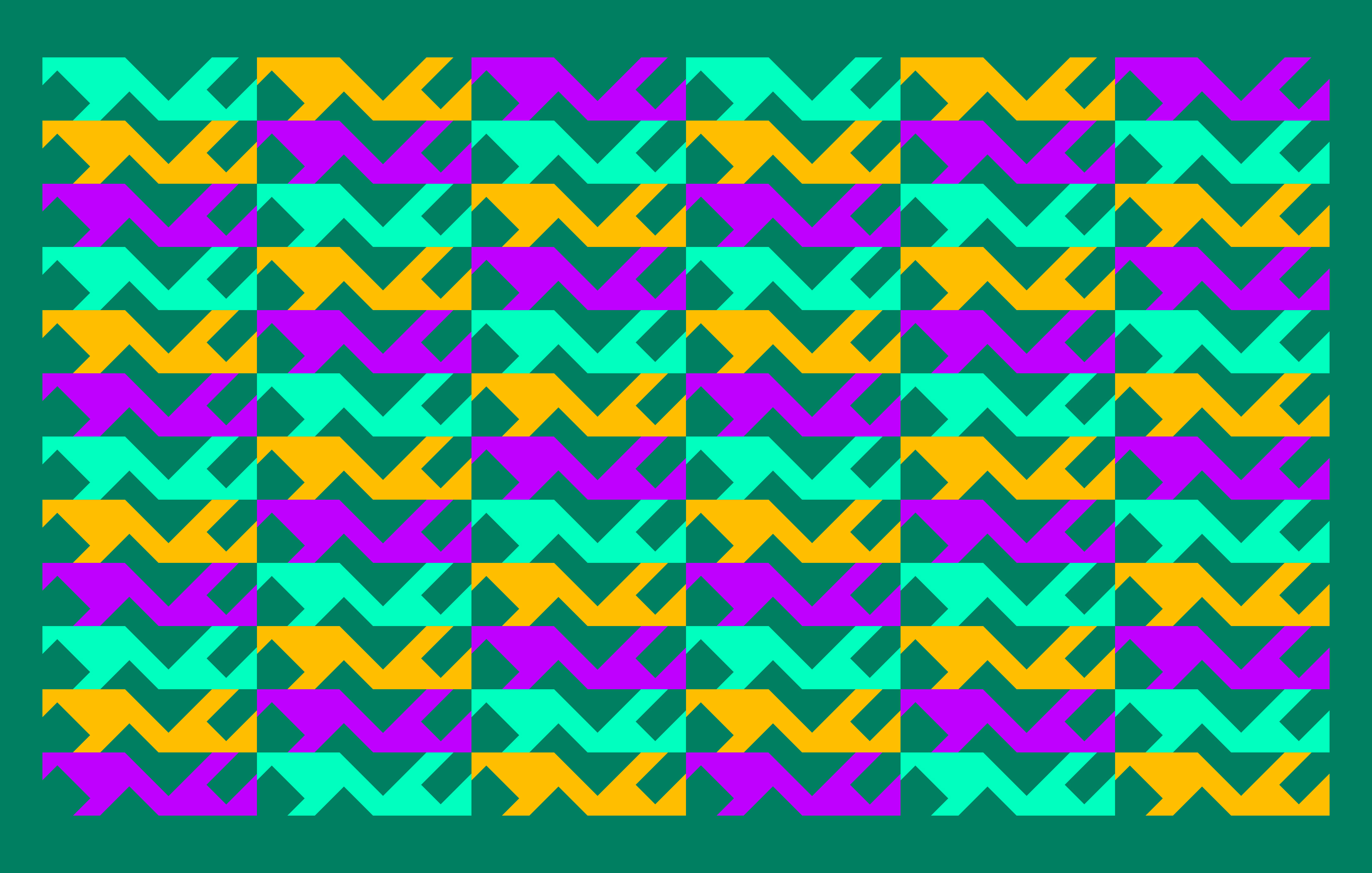 vector art: repitition of a 90s bowling alley carpet